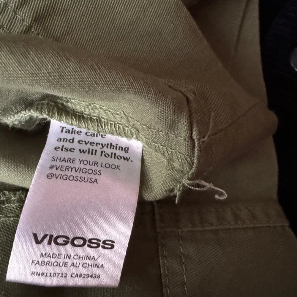 Vigoss Olive Utility Jacket - Picture 9 of 13